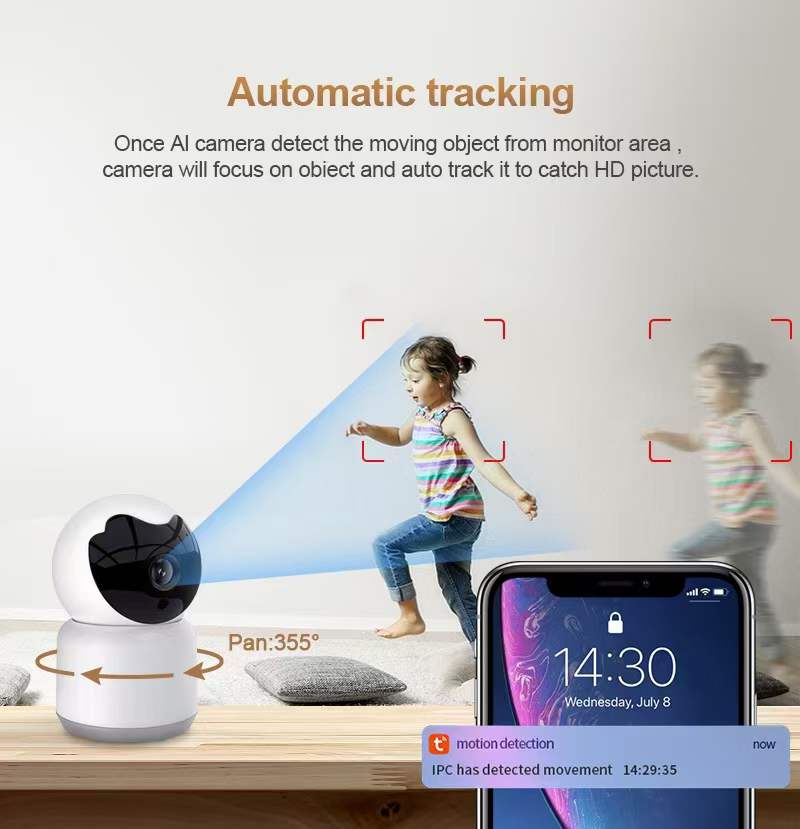 Clear vision 360° guarding Smart Camera(图2)